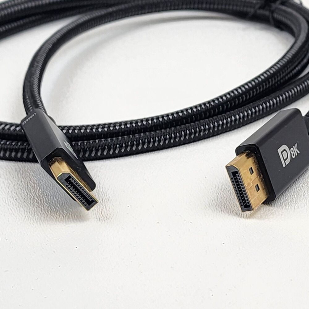 IVANKY 8K DisplayPort Cable 1.4 6.6ft VESA Certified 4K 144Hz DP Cable Gaming